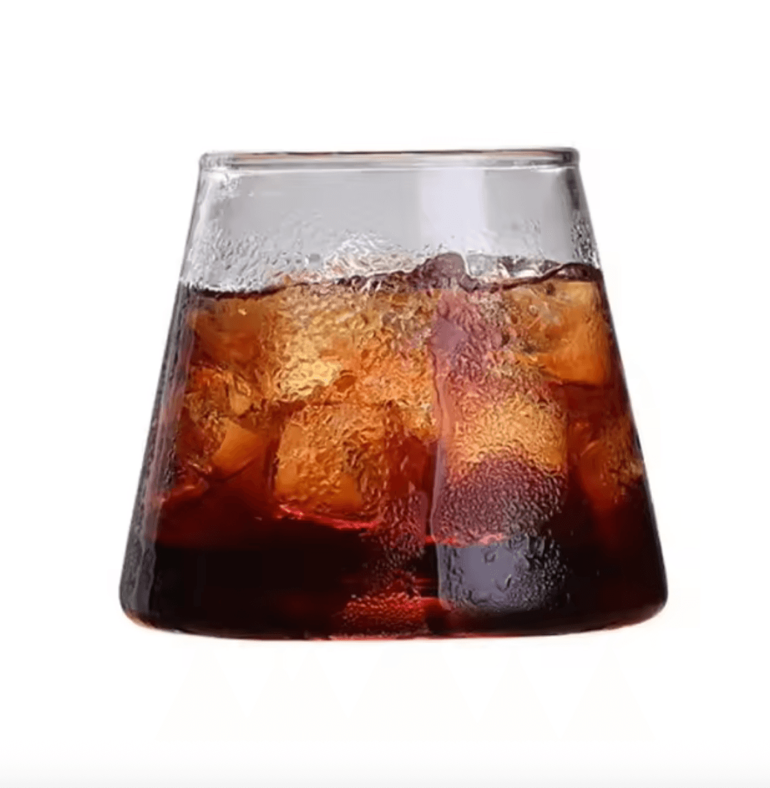 Vaso de vidrio frío
